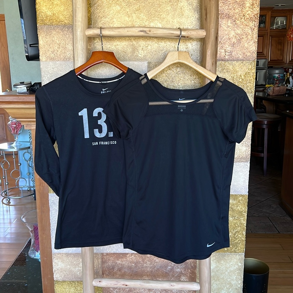 ✨ BUNDLE ✨ Nike DRI-FIT Black Workout Tops, Size Small